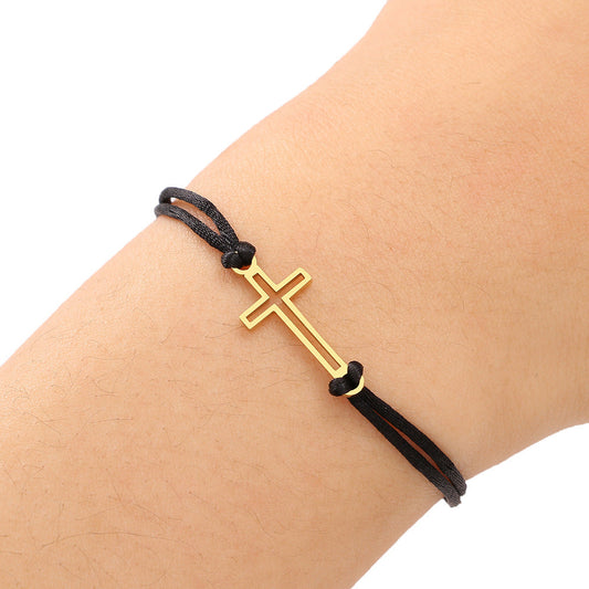 Pulsera Saint Noir delineada (Oro)