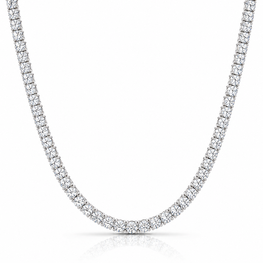 Cadena de tenis con diamantes