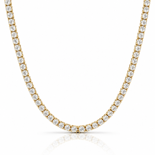 Cadena de tenis con diamantes