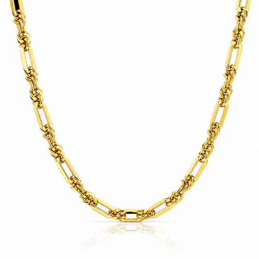 Cadena Milano de oro tipo cuerda