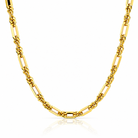 Cadena Milano de oro tipo cuerda