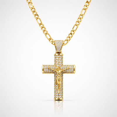 Cadena Crucifijo Oro 14K