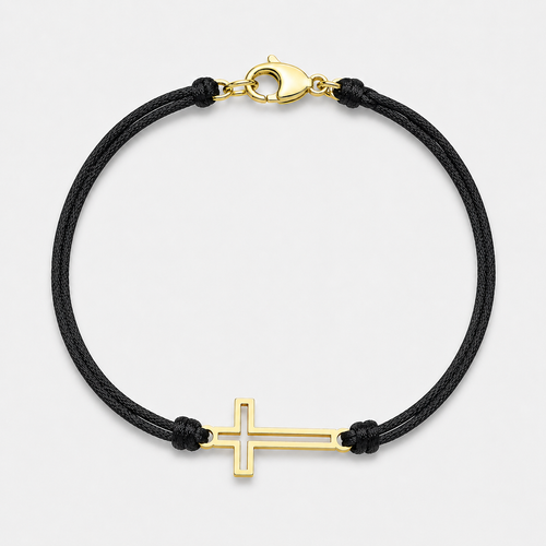 Pulsera Saint Noir delineada (Oro)