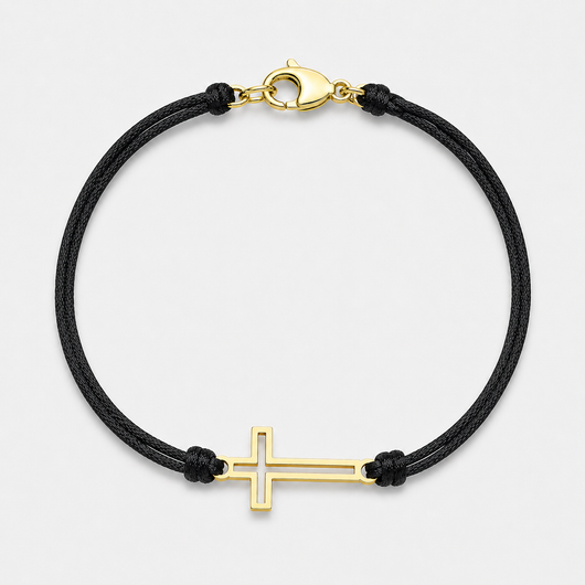 Pulsera Saint Noir delineada (Oro)
