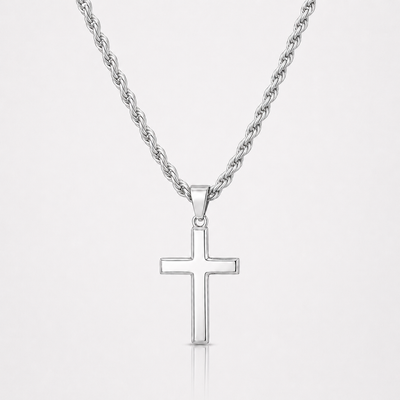 Cruz de plata esterlina 925