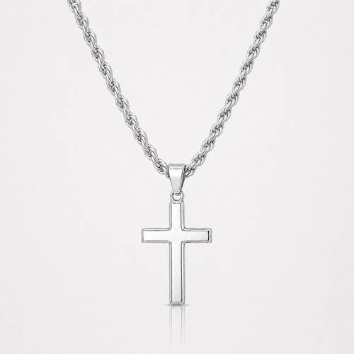 Cruz de plata esterlina 925