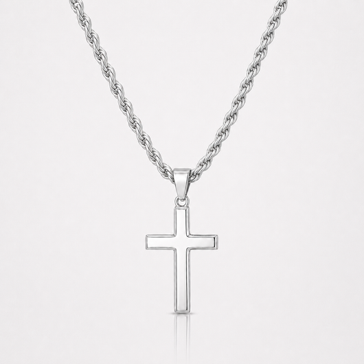 Cruz de plata esterlina 925