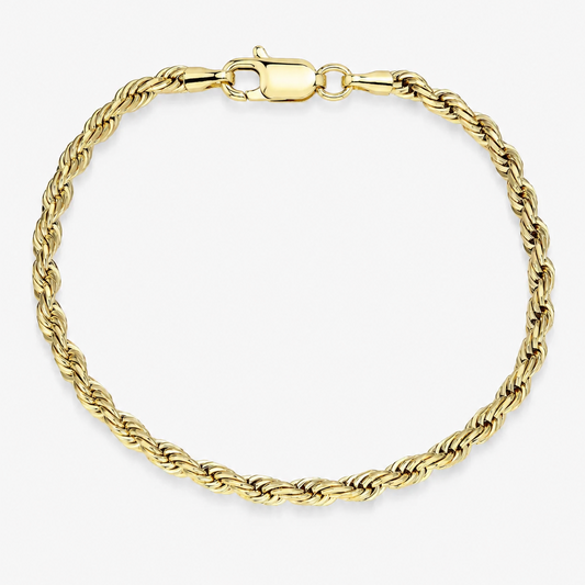 Pulsera de cuerda (oro)