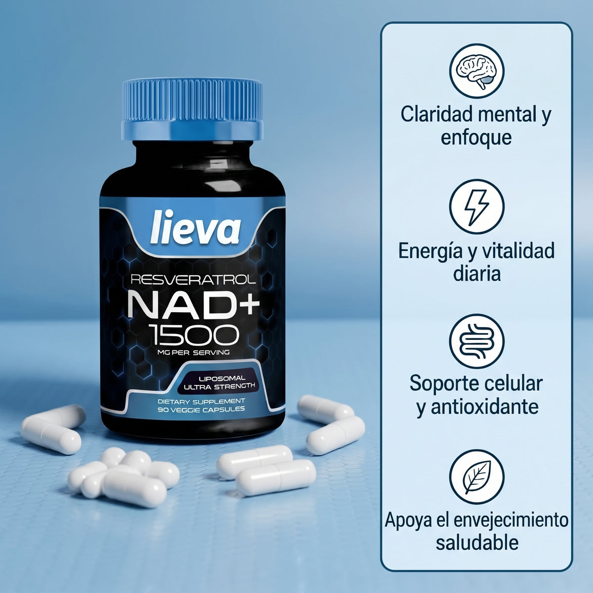 NAD+ con Resveratrol