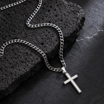 Cruz de plata esterlina 925