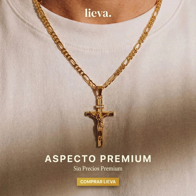 Cadena Crucifijo Oro 14K