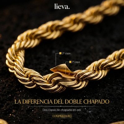 Cadena Crucifijo Oro 14K
