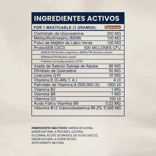 Gomitas de Apoyo Articular Pupganics™