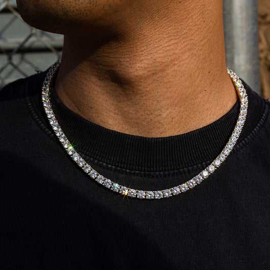 Cadena de tenis con diamantes