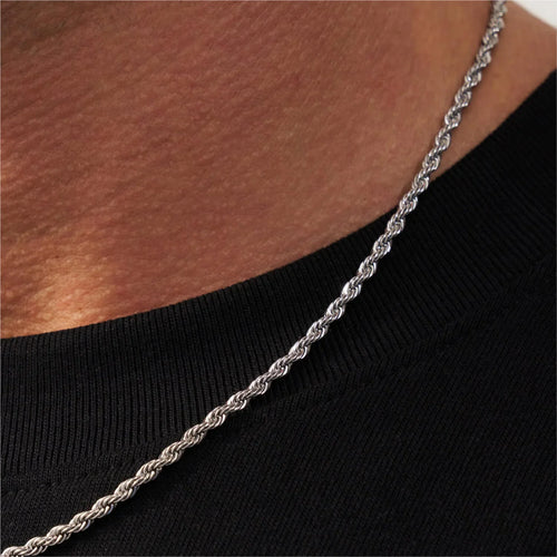 Cuerda plateada de 3 mm