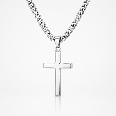 Cruz de plata esterlina 925