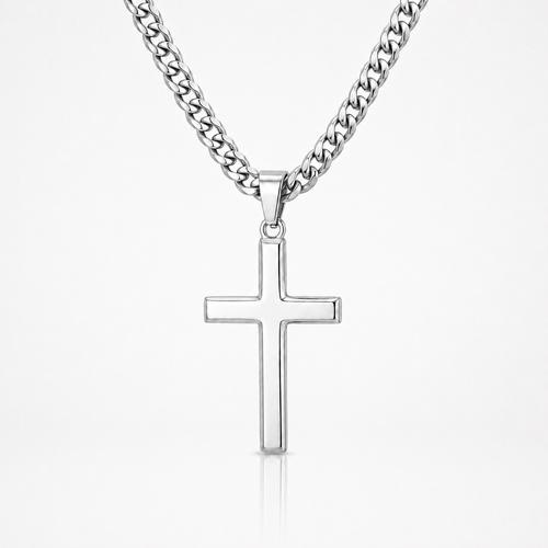 Cruz de plata esterlina 925