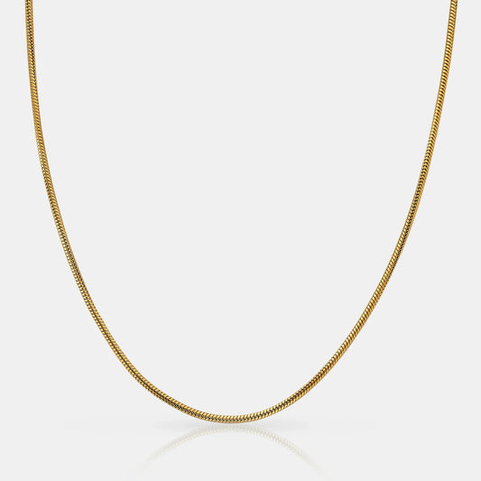 Cadena serpiente (oro) 2 mm