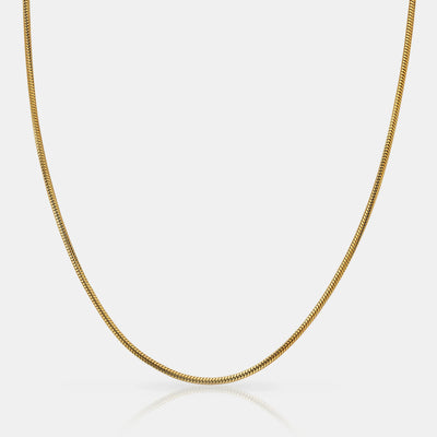 Cadena serpiente (oro) 2 mm