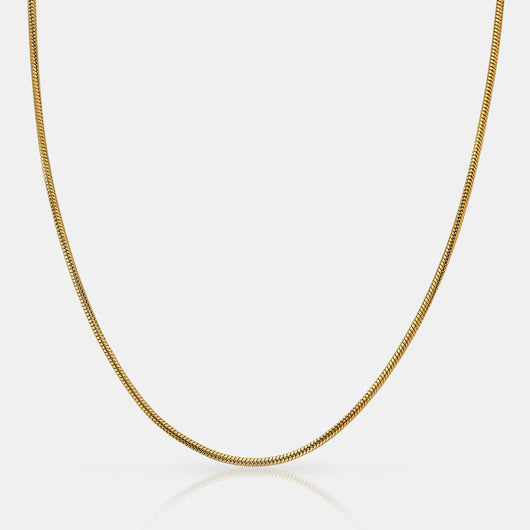 Cadena serpiente (oro) 2 mm