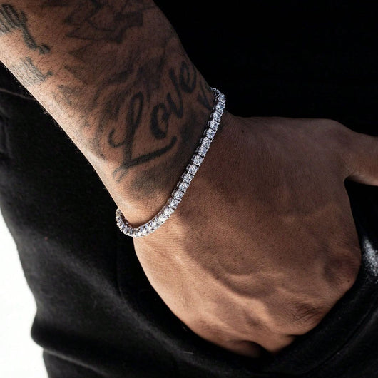 Pulsera de tenis con diamantes
