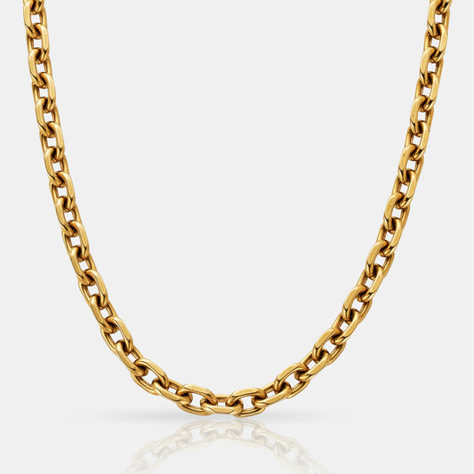 Cadena con cierre tipo toggle (oro)
