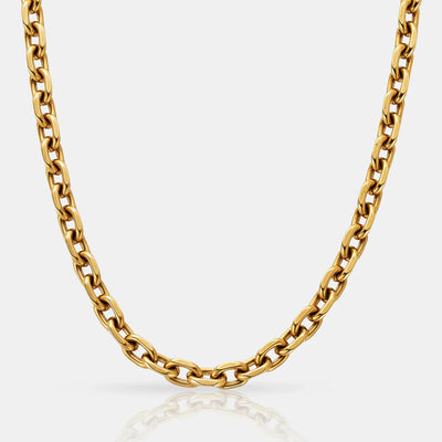 Cadena con cierre tipo toggle (oro)