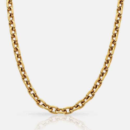 Cadena con cierre tipo toggle (oro)