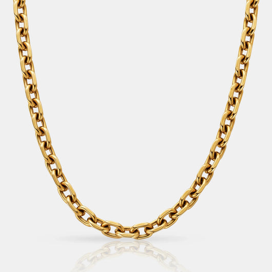Cadena con cierre tipo toggle (oro)